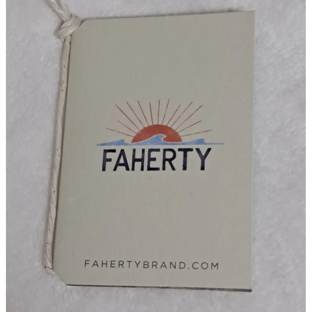 Faherty All Day Sun Trucker Hat Snapback Red Mesh Back
